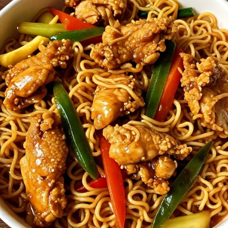 easy chicken ramen stir fry