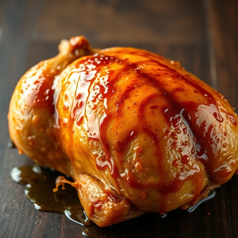 easy cider brined roast chicken
