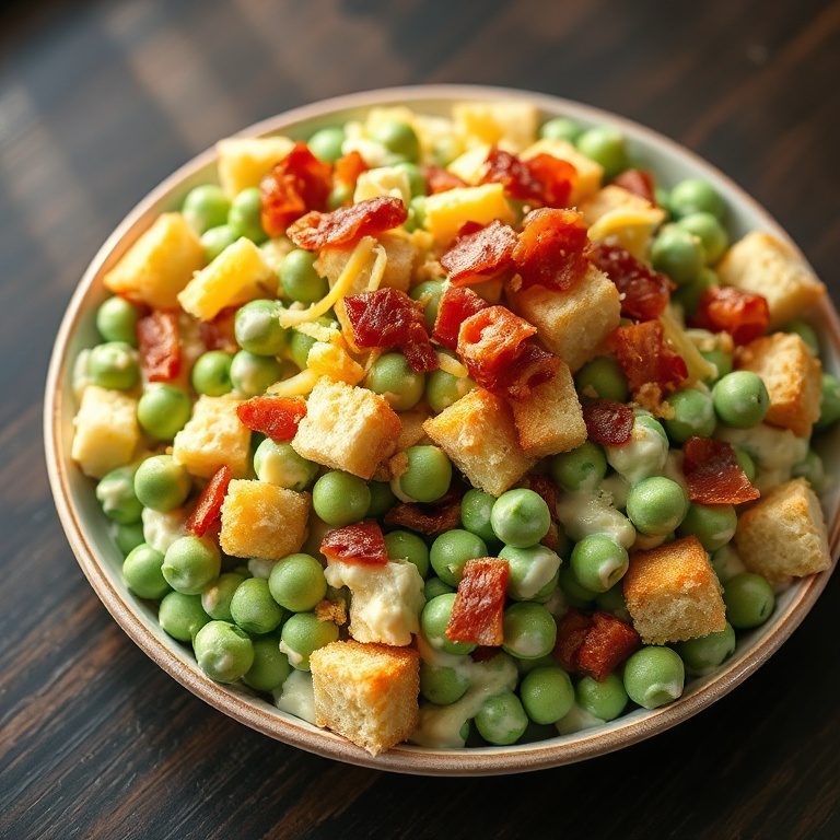 Easy Classic Pea Salad