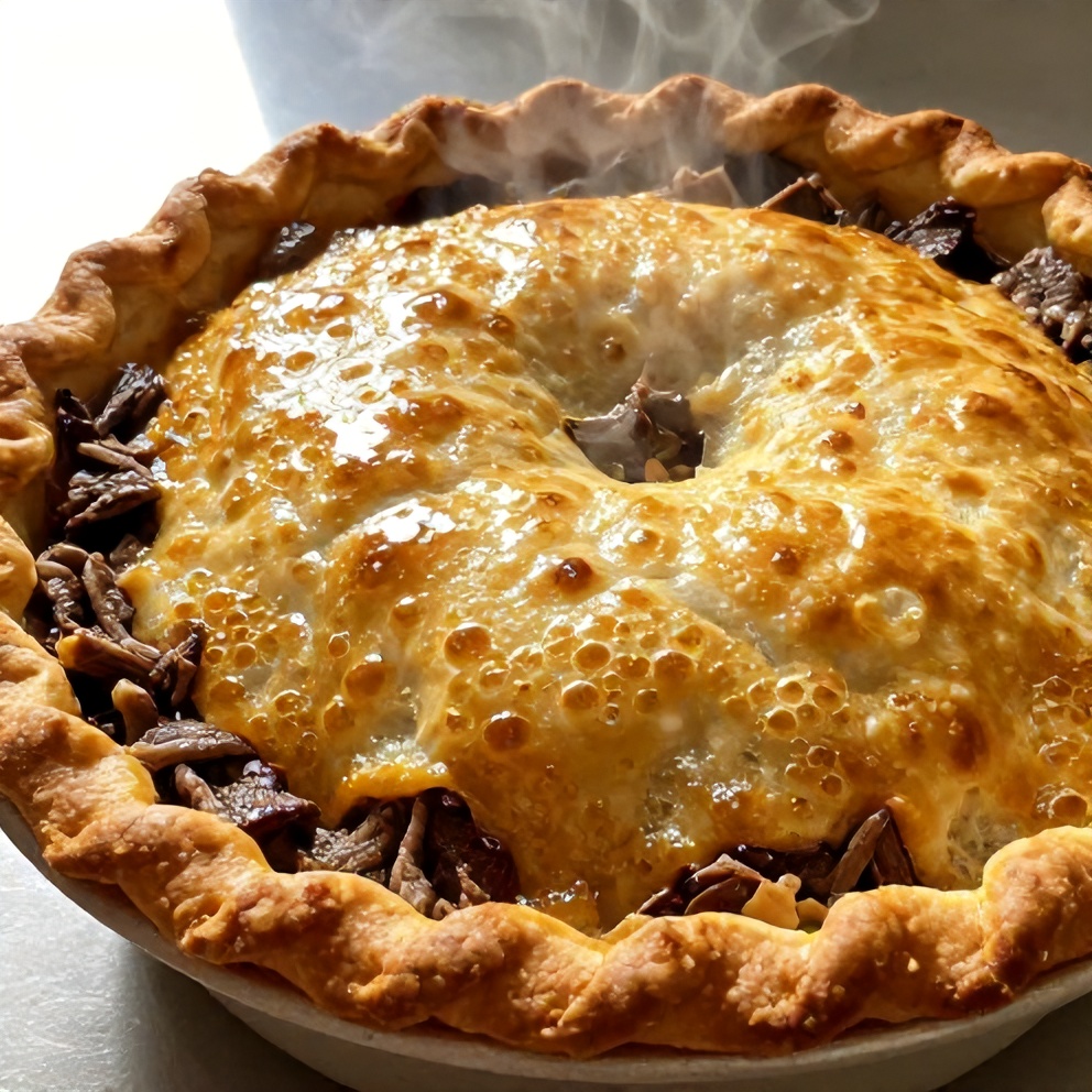 Easy Corned Beef and Cabbage Pot Pie