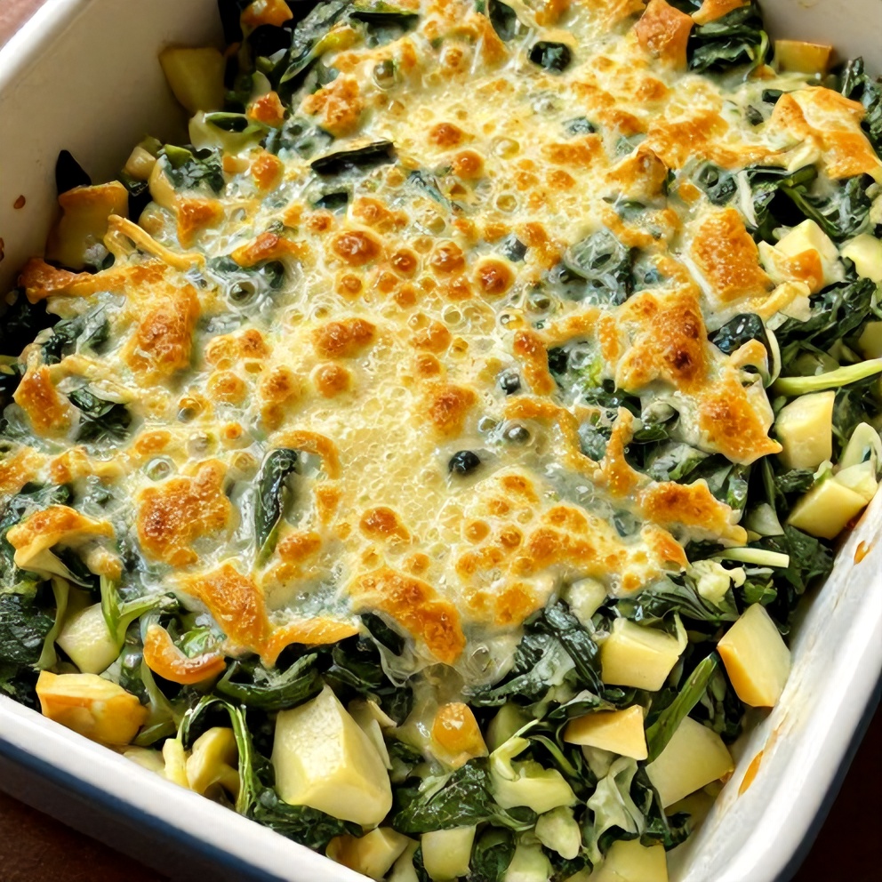 easy creamed spinach and artichokes