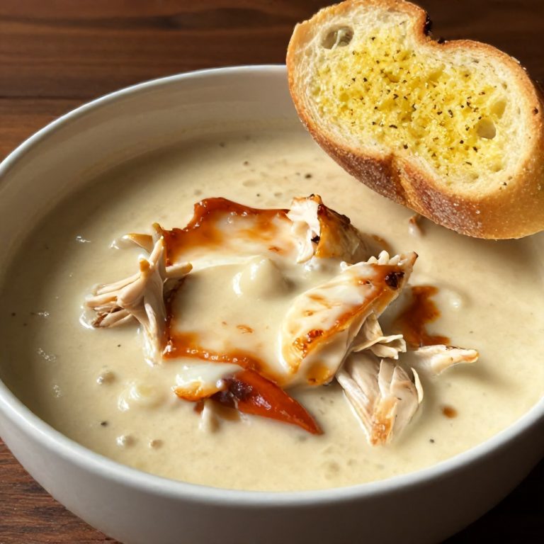 Easy Crock Pot Creamy Chicken Parmesan Soup