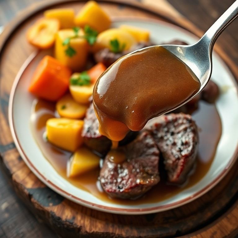 Finished Crockpot Chuck Roast