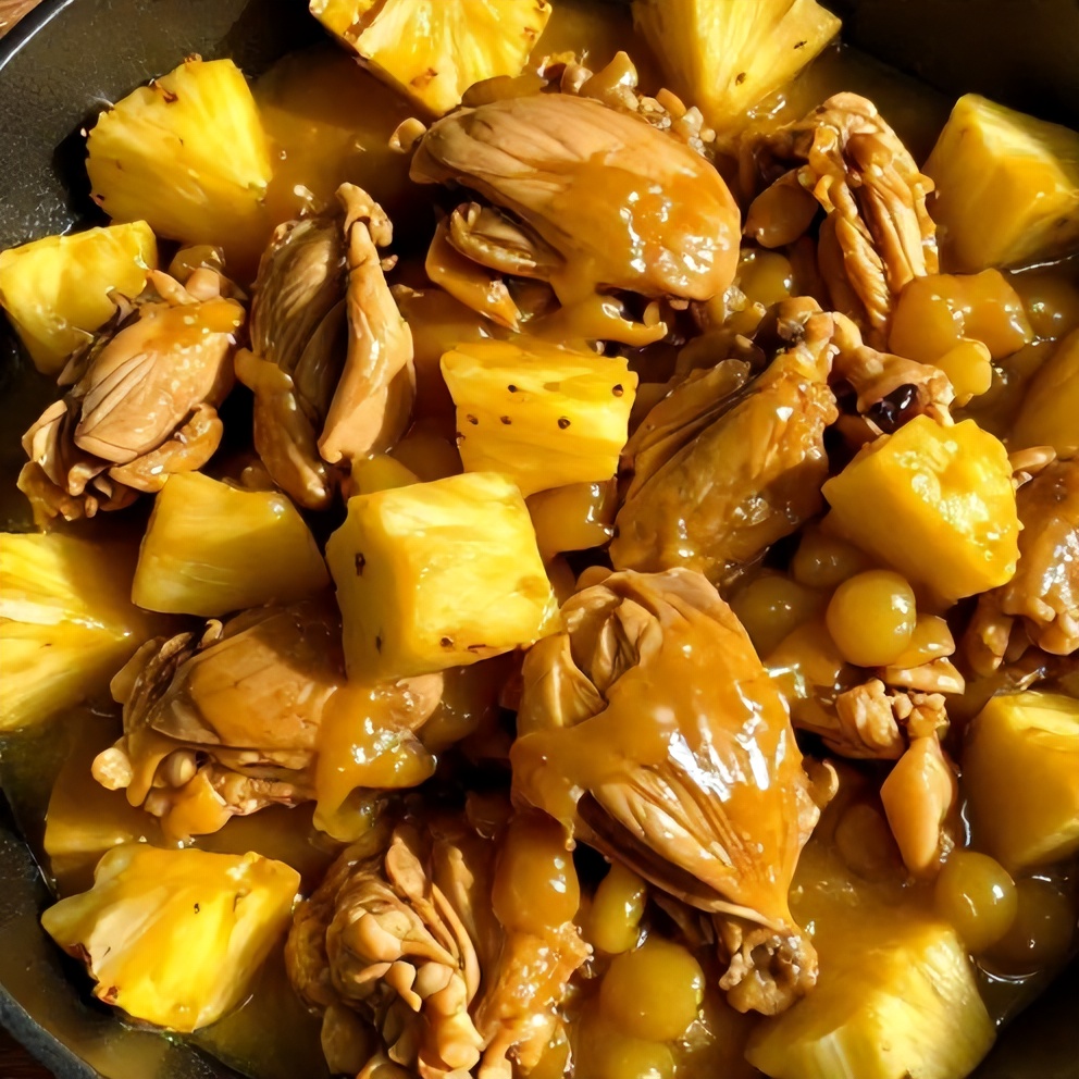 Easy Crockpot Hawaiian Chicken