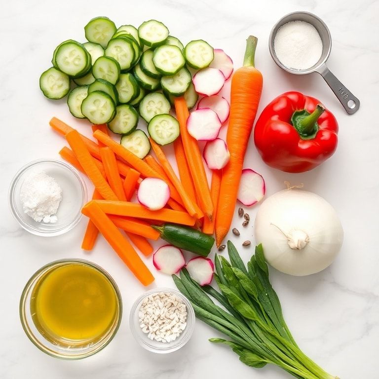 raw vegetables for pickling