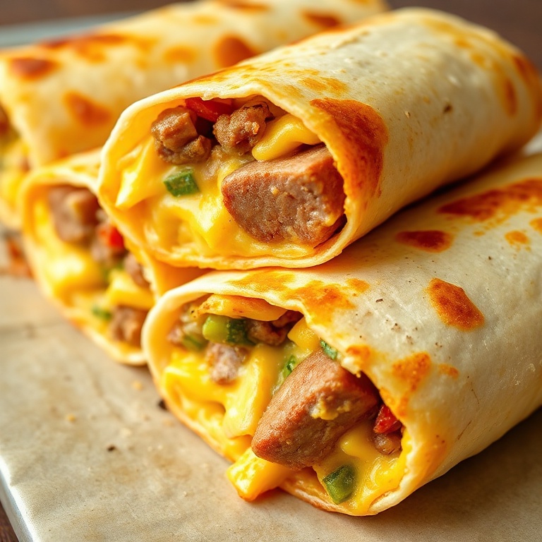 Easy Freezer Breakfast Burritos