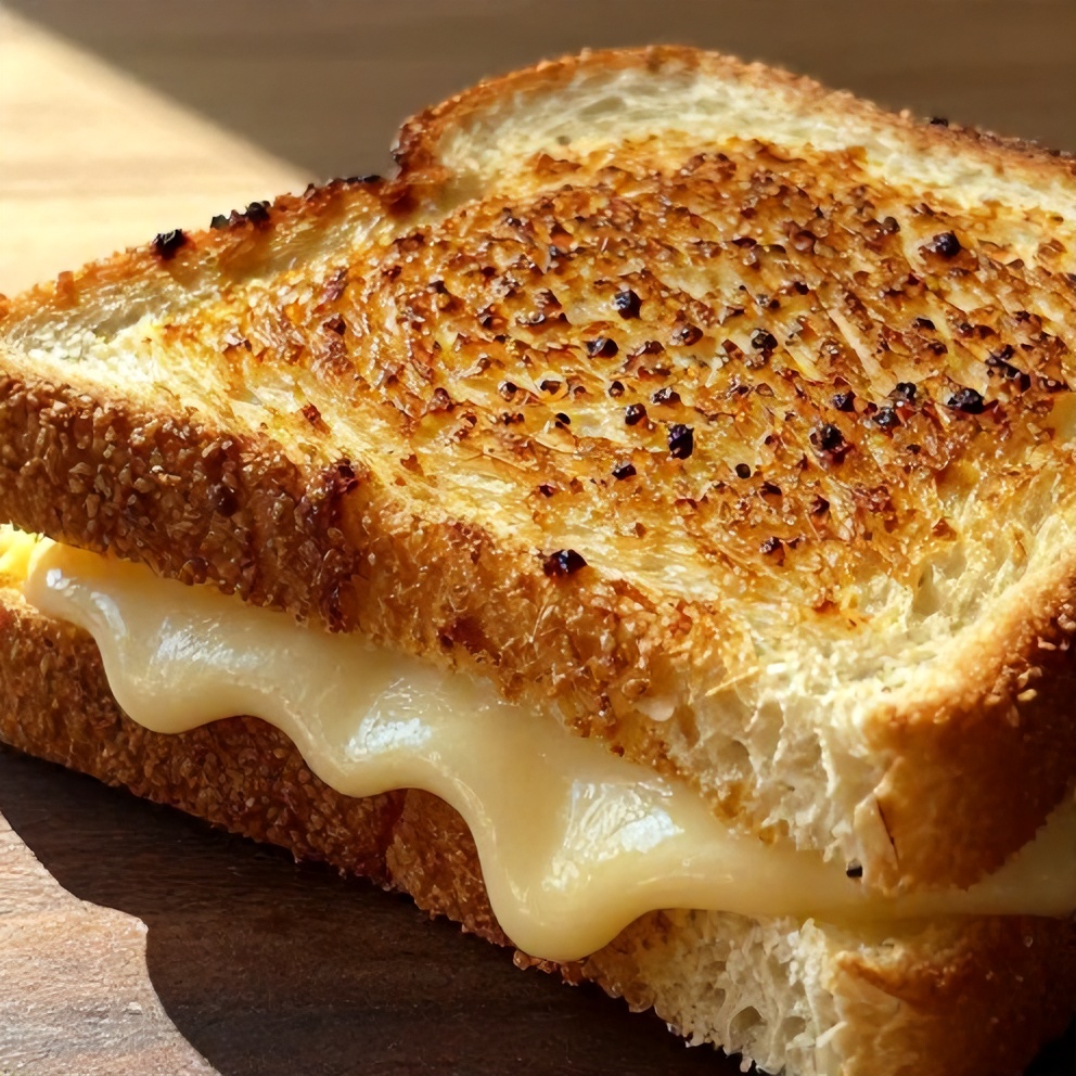 Easy Garlic Bread Grilled Cheese