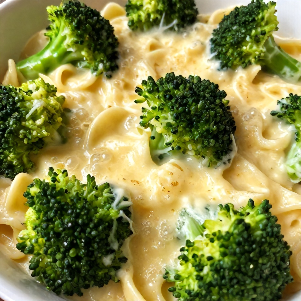 Easy Garlic Parmesan Broccoli Pasta