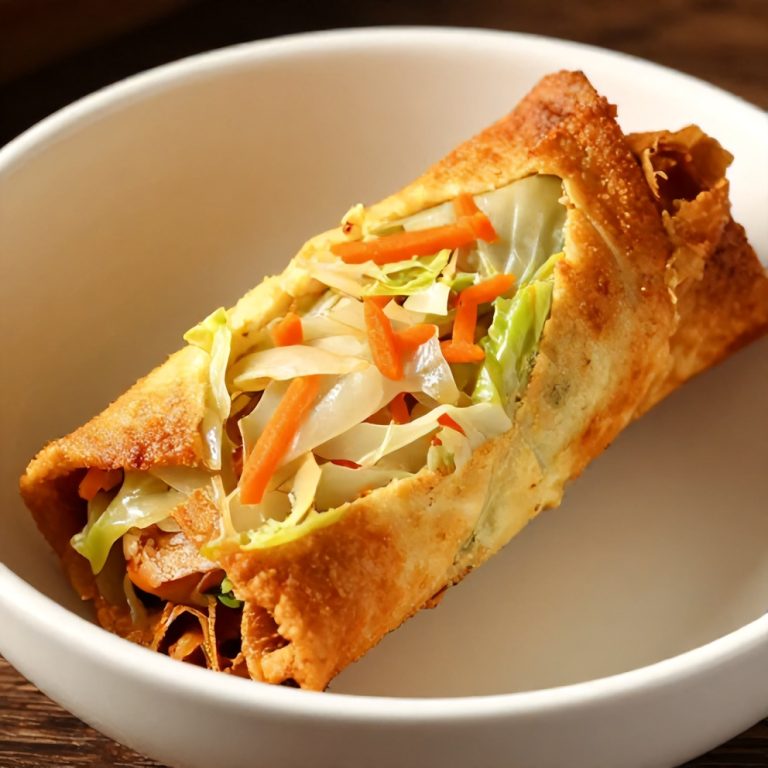 easy ground turkey egg roll in a bowl