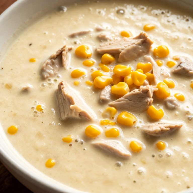 Easy High Protein Chicken and Corn Chowder