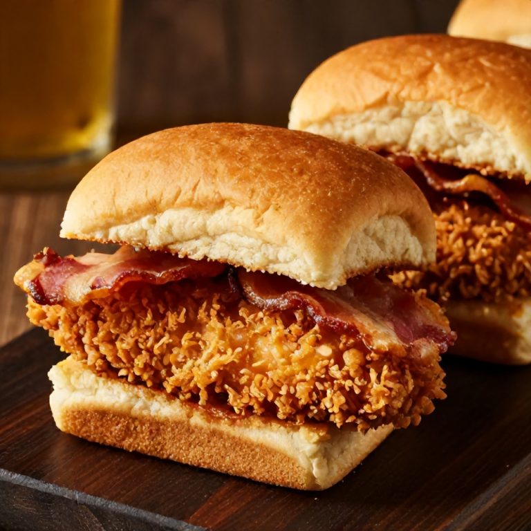 Easy Honey Mustard BLT Chicken Sliders