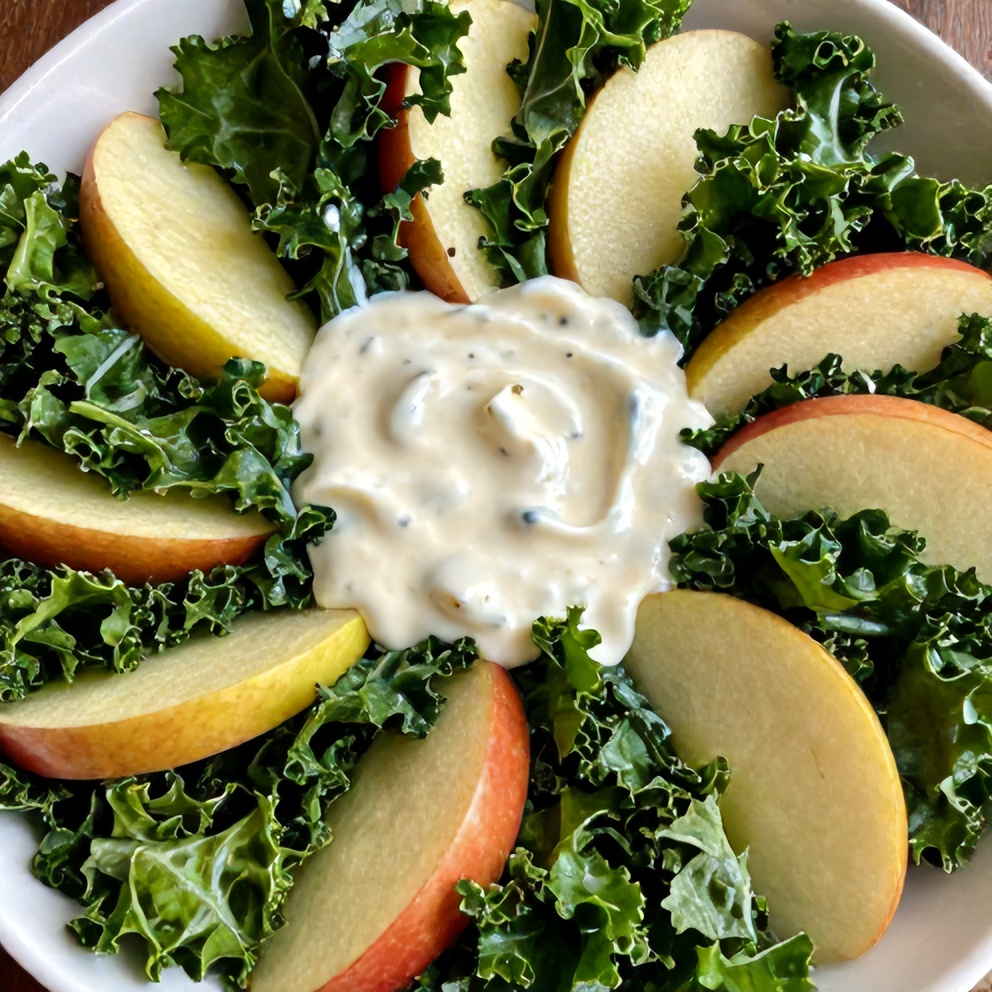 Easy Kale and Apple Salad