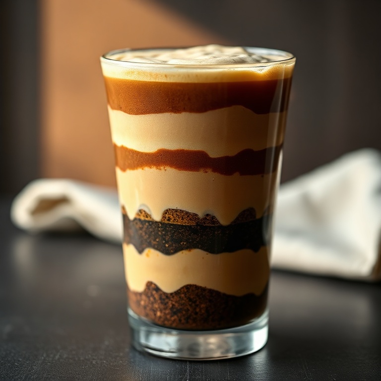 easy layered espresso martini mousse