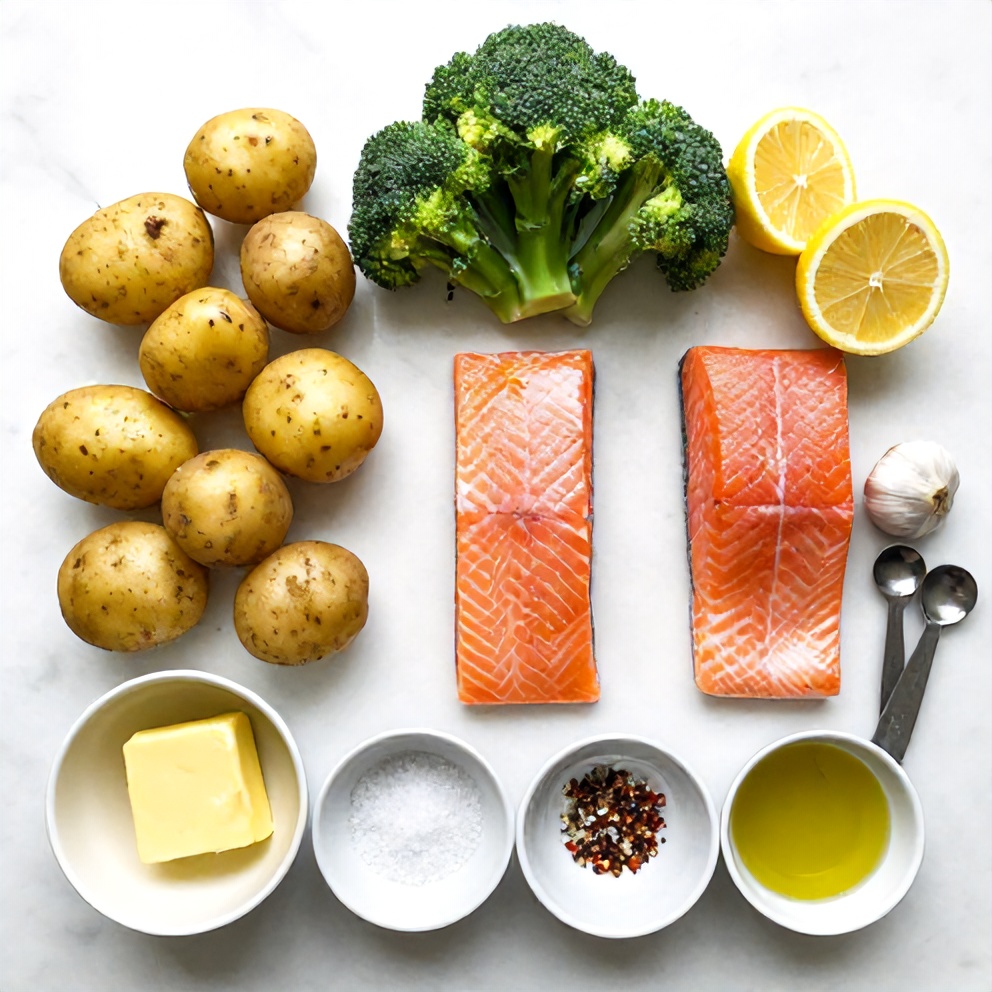 Easy Lemon Butter Salmon Ingredients