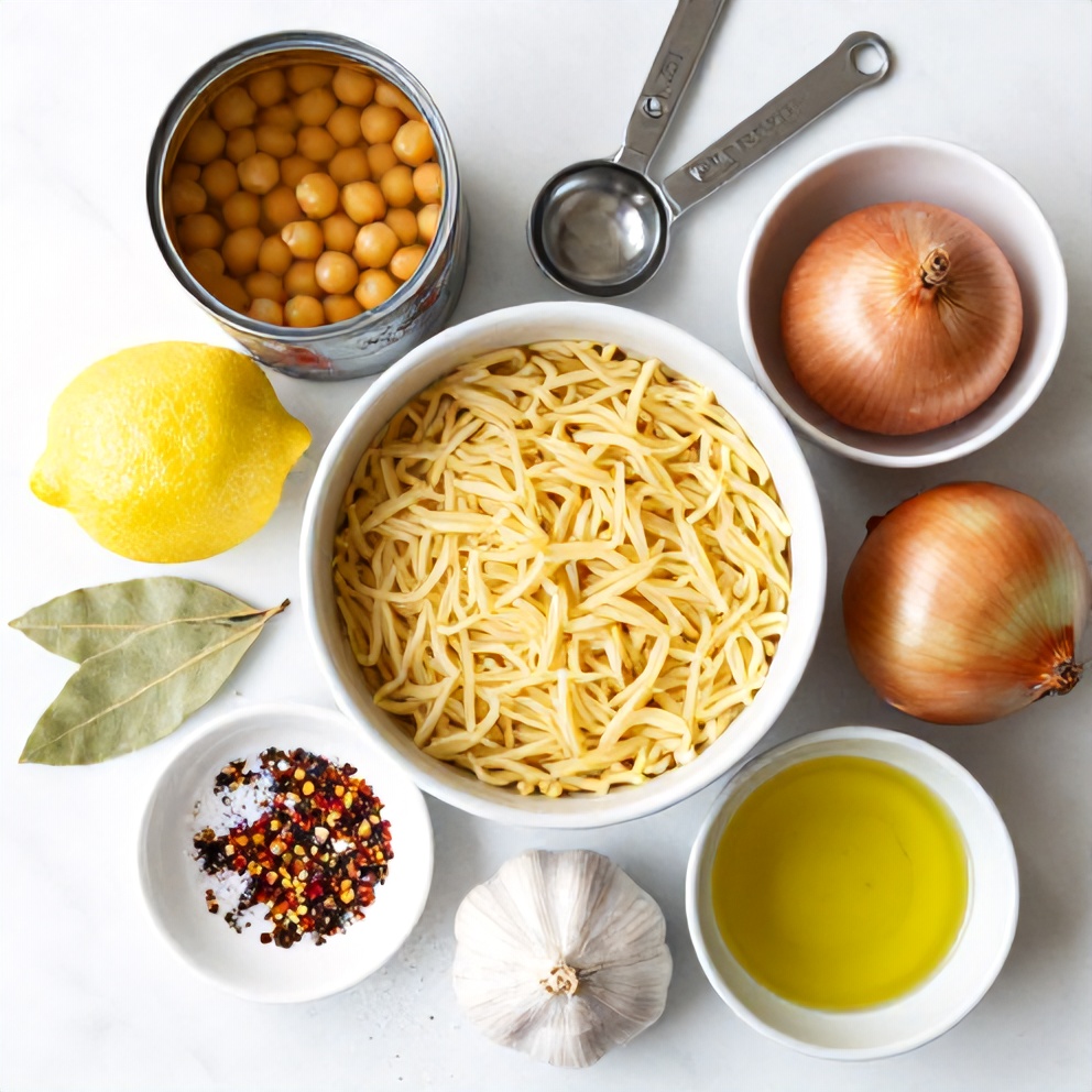 Lemon Chickpea Orzo Soup Ingredients
