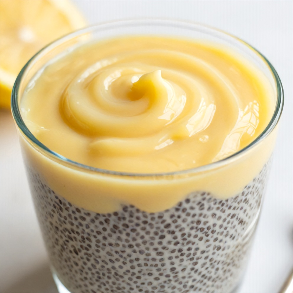 Easy Lemon Curd Chia Pudding