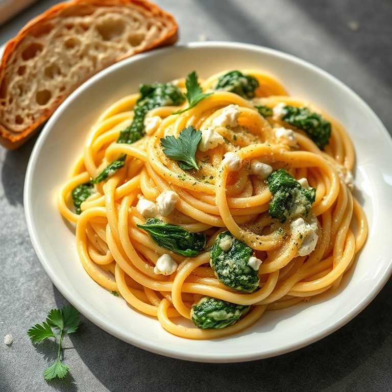 Easy Lemon Ricotta Pasta