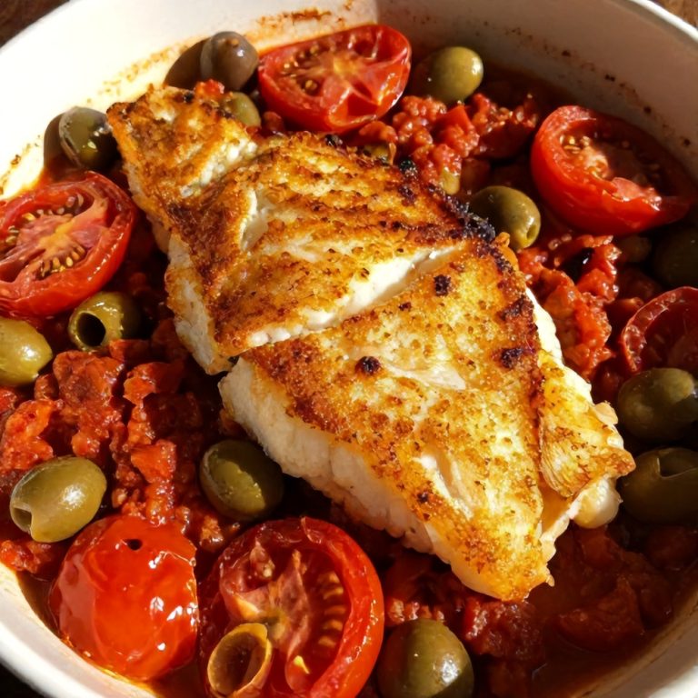 Mediterranean Baked Cod