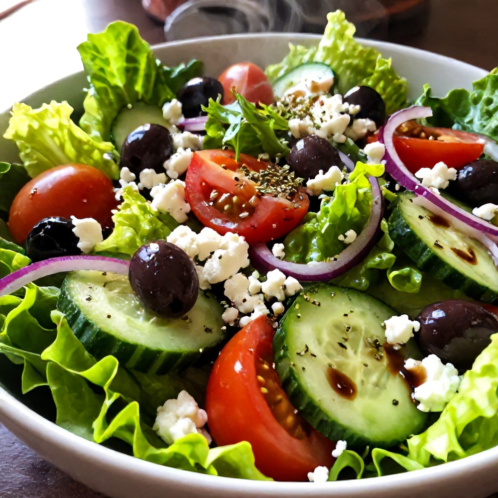 Easy Mediterranean Side Salad