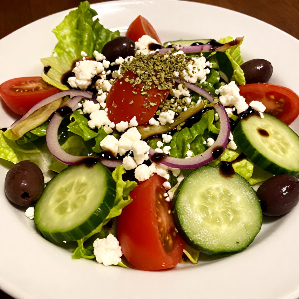 Easy Mediterranean Side Salad Ready to Serve