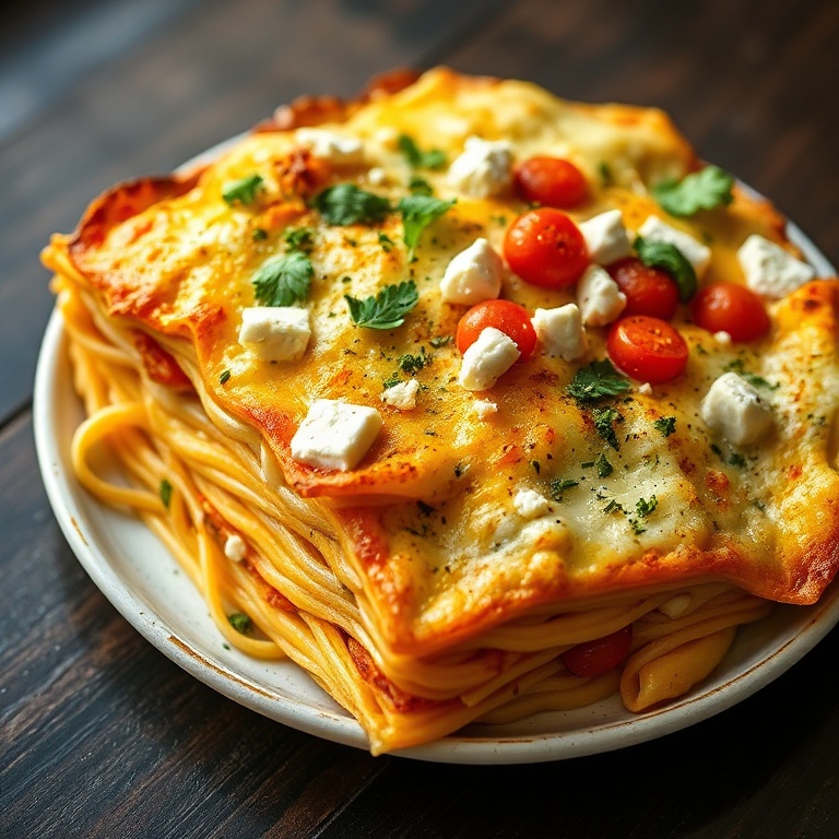 Easy Mediterranean Vegetable Pasta Bake