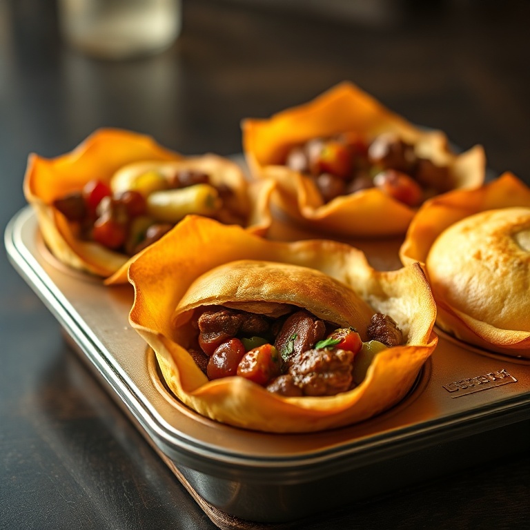 Easy Muffin Tin Meat Pies