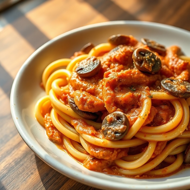 Easy Mushroom Ragu Pasta