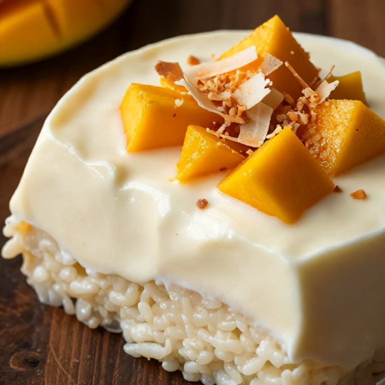 Easy No-Bake Mango Coconut Rice Pudding