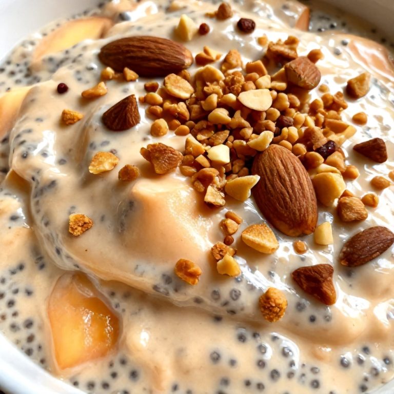 Easy Peach Chia Pudding
