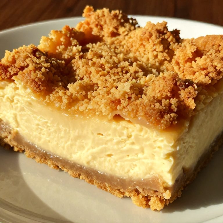 Easy Peach Cobbler Cheesecake Bars