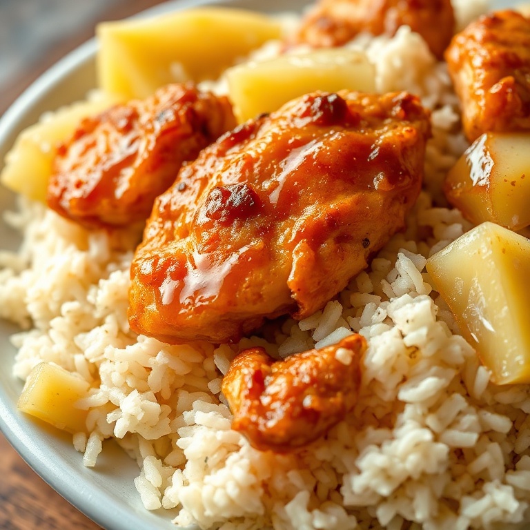 Easy Pineapple Chicken Rice