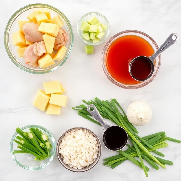 Ingredients for Easy Pineapple Chicken Rice