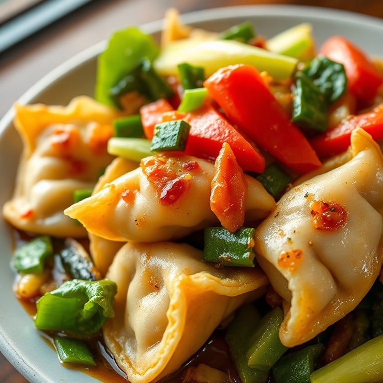Easy Potsticker Stir Fry