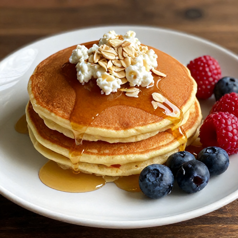 Plated Easy Protein Pancakes