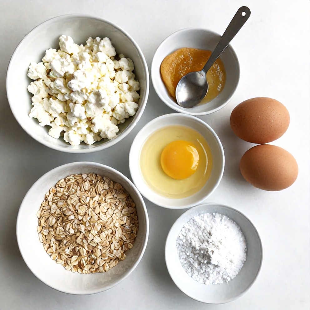 Raw Ingredients for Easy Protein Pancakes