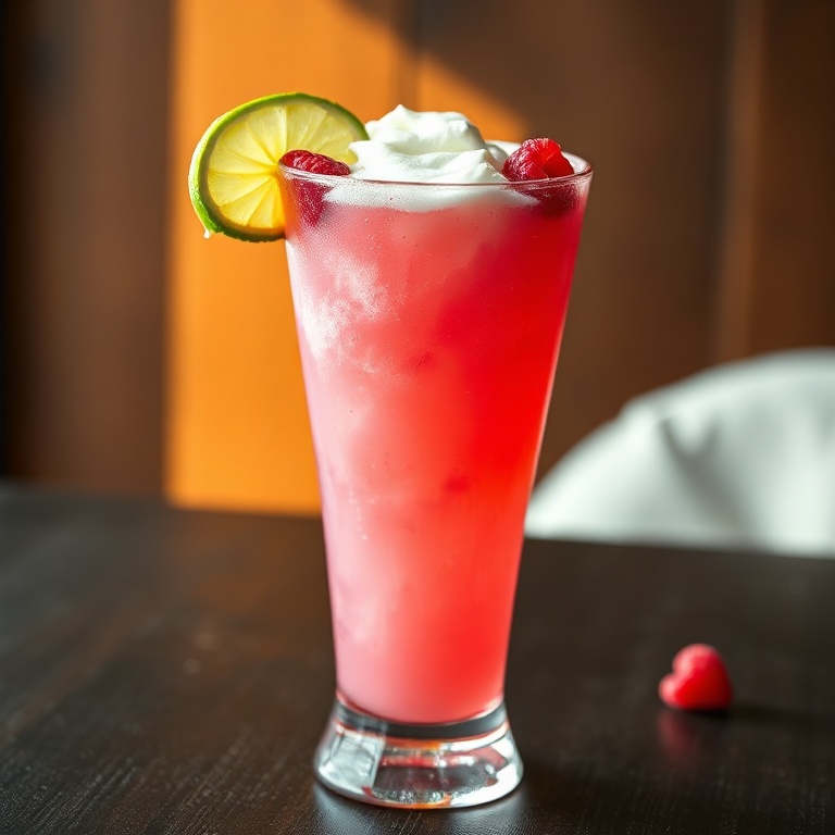 Easy Raspberry Coconut Margarita