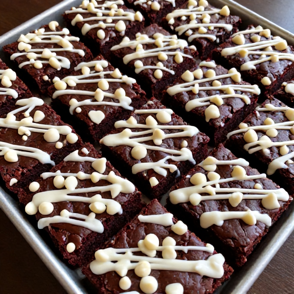 Easy Red Velvet Brownies