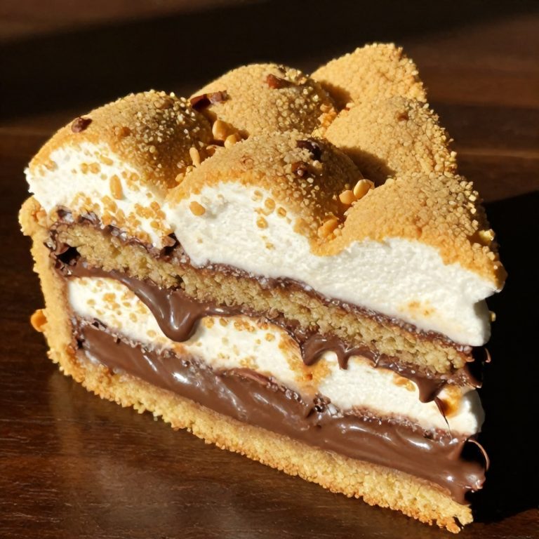 Easy S'mores Cookie Cake