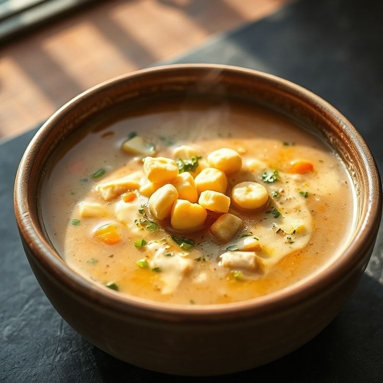 Easy Santa Fe Green Chile Chicken Soup
