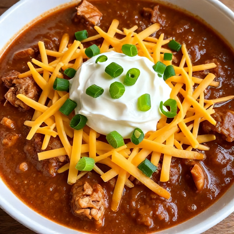 Easy Slow Cooker Buffalo Chicken Chili Final