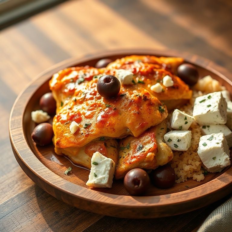Easy Slow Cooker Greek Chicken