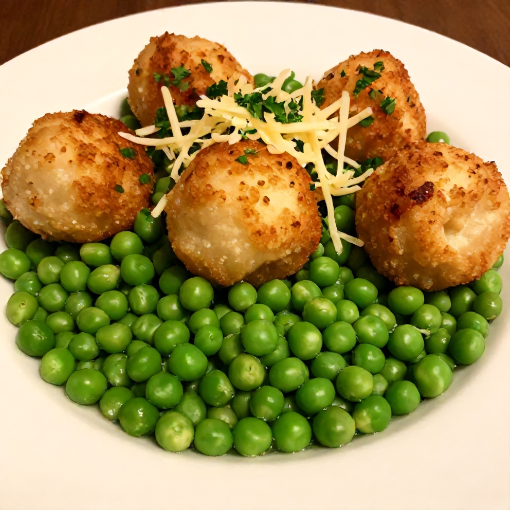 Southern Peas and Dumplings ready to serve