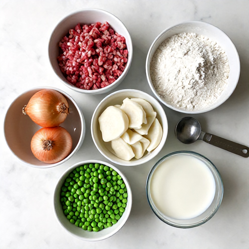Ingredients for Southern Peas and Dumplings