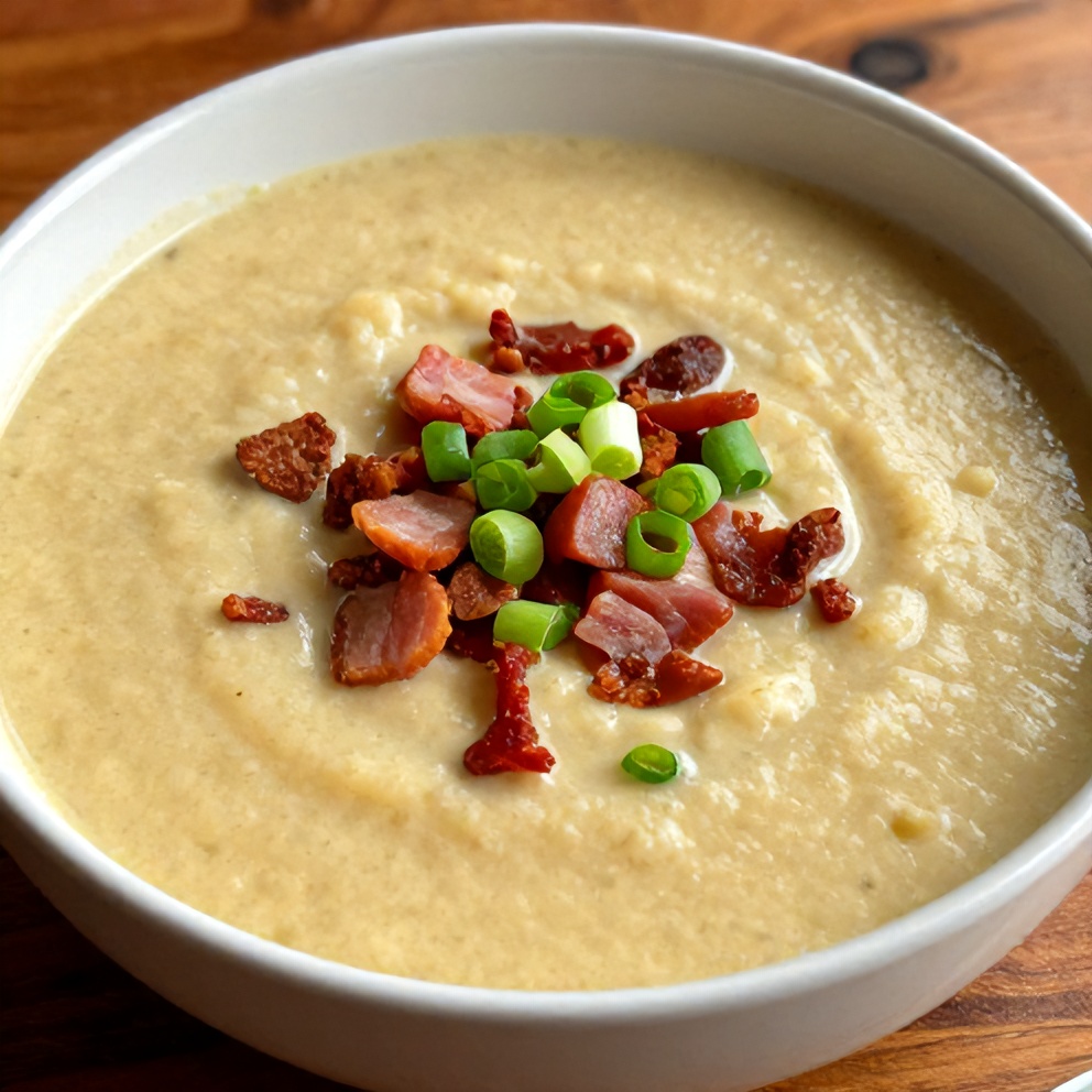 Spanish Potato Soup with Chorizo