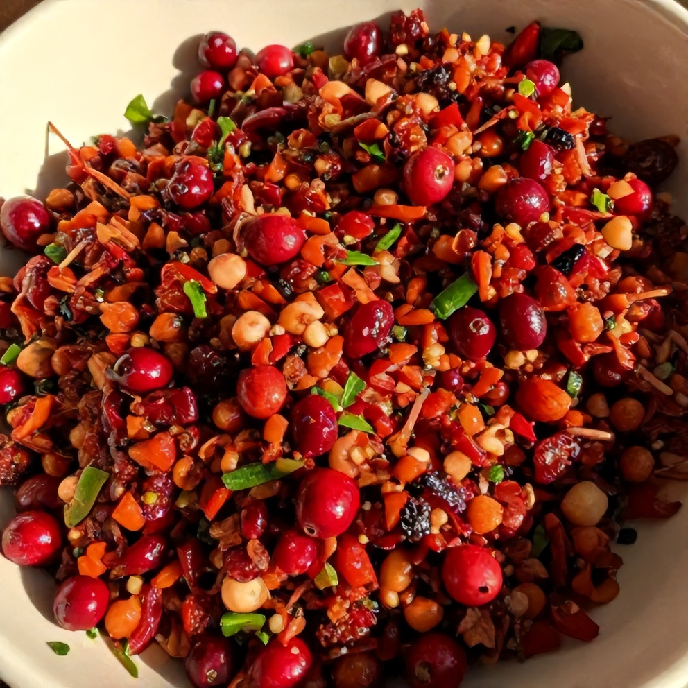 Easy Spicy Cranberry Salsa