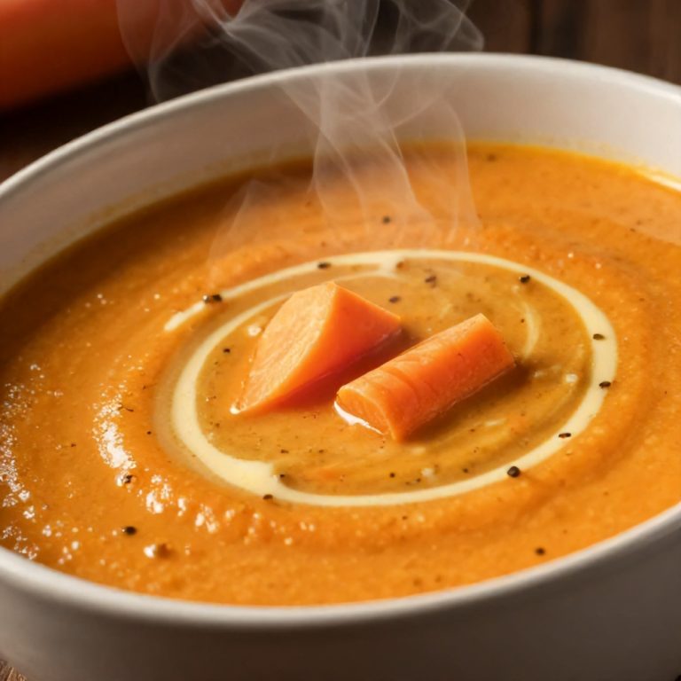 Easy Spicy Miso Carrot Soup
