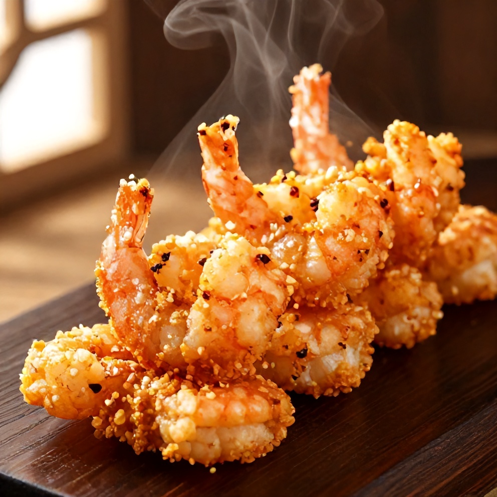 Easy Spicy Shrimp Sushi Stacks