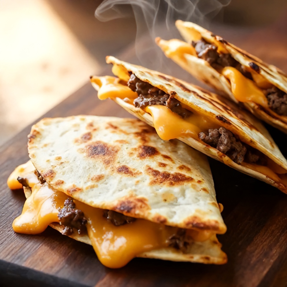 Easy Steak Cheese Quesadillas