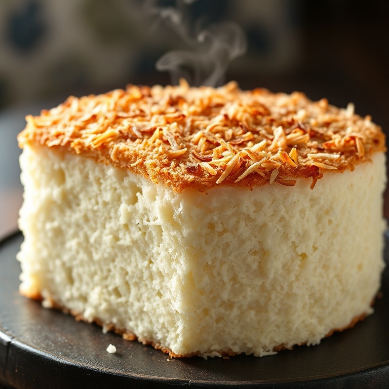 easy sticky coconut cake