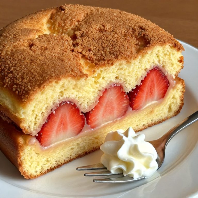 easy strawberry earthquake cake
